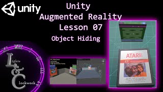 Unity AR  Augmented Reality Tutorial Lesson 07 Object Hiding [upl. by Tegirb899]