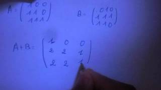 Matrices addition et multiplication de deux matrices [upl. by Aretta]