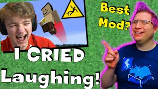 The Most Hilarious Minecraft Mod Ever REACTION TommyInnit amp Friends are RIDICULOUS [upl. by Ennaeerb]