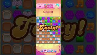 Candy Crush Saga level 418  High Speed [upl. by Yerg403]