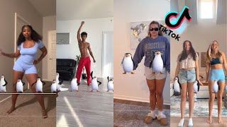 Half On a Sack  Three 6 Mafia Madagascar Penguins TikTok Dance Challenge Compilation  challenge [upl. by Hooper]