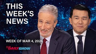 Jon Stewart on Migrant Fearmongering amp Ronny Chieng on Trumps Black AI Attempt  The Daily Show [upl. by Annelak937]