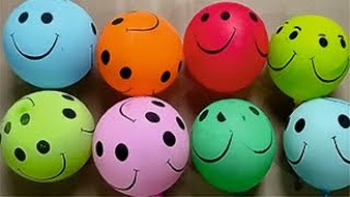 Emoji balloon slime balloonslime funny balloon slime  Satisfying Video  ASMR Video by diya slime [upl. by Lamaj525]