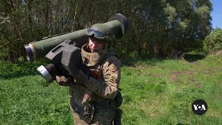 US Javelin antitank missile a cherished weapon among Ukrainian soldiers  VOANews [upl. by Tova42]