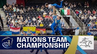 Breathtaking Vaulting performance wins Germany team gold  FEI World Equestrian Games 2018 [upl. by Galatia939]