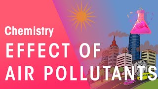 Effect of Air Pollutants on Health  Environmental Chemistry  Chemistry  FuseSchool [upl. by Hgieliak]