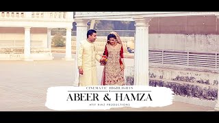 Abeer amp hamza Cinematic Highlights [upl. by Almat]