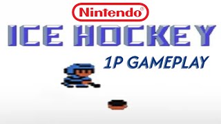 Ice Hockey Nintendo  1P Gameplay [upl. by Greenman826]