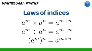 Laws of indices part 1 [upl. by Miles]