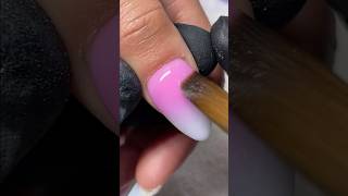 Acrylic Ombre nails nails naildesigns nailart nailtech nailtutorial ombrenail [upl. by Naibaf]