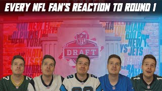 Every NFL Fans Reaction to Round 1 of the 2023 NFL Draft [upl. by Syla]