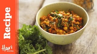 Kale amp Chickpea Curry Recipe [upl. by Nagad]