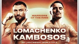 Lomachenko vs Kambosos [upl. by Janik]