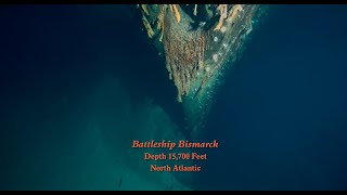 Wreck Of The KMS Bismarck 4K [upl. by Ahsilif152]