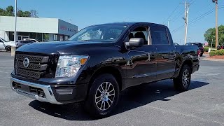 USED 2022 NISSAN TITAN 4x4 Crew Cab SV at ORR Nissan of Hot Springs USED P7786 [upl. by Airel]