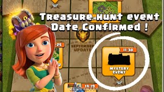 DATE CONFIRMED  Treasure Hunt Event ● Clash of Clans coc clashofclans cocnewevent [upl. by Yessydo210]