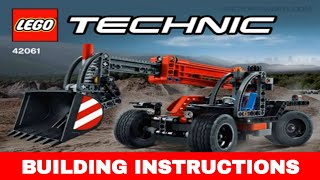 LEGO Building Instructions For Lego Technic Telehandler  42061 [upl. by Luane874]