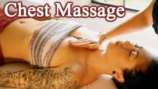 Chest amp Shoulder Massage Therapy How To Swedish amp Deep Tissues Techniques [upl. by Mauretta471]