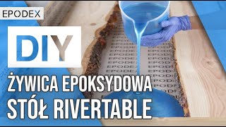 stół z żywicy epoksydowej  Rivertable  Tutorial [upl. by Marelya126]