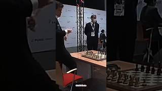 Magnus waits for his opponent chess magnuscarlsen respect [upl. by Ettennor]