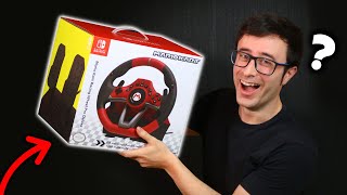 gasté 100 en este VOLANTE PRO para mi Nintendo SWITCH 😂 UNBOXING [upl. by Einahpet988]