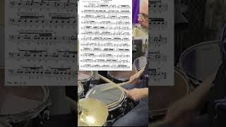 Wilcoxon solo 143  Dotted quarter 65 drums drummer wilcoxon practice evans practicepad [upl. by Seppala]