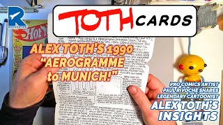 TOTHCARDS EPISODE 8 Robot Dreams artist Paul Rivoche reads a 1990 TothAerogramme sent to Munich [upl. by Ahsaele]