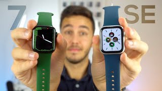 Apple Watch Series 7 vs SE ¿Cuál comprar ✅ [upl. by Anawait]