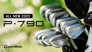 2023 TaylorMade P790 Irons FEATURES [upl. by Arihsaj]