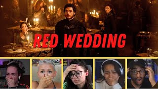 Reactors Reaction to the RED WEDDING in Game of Thrones 3x9  The Rains of Castamere [upl. by Roumell558]