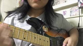 champagne and sunshine  plvtinum tarro electric guitar cover [upl. by Selec289]