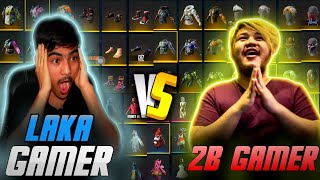 COLLECTION VERSES WITH 2B GAMER😱 COLLECTION KING VS LAKA GAMER😱 [upl. by Hteboj975]