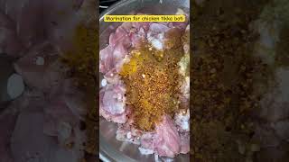 Marination for chicken tikka botibbqlovers chickentandoori viralvideo subscribemychannel [upl. by Constance619]