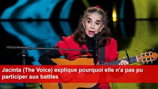 Jacinta The Voice explique pourquoi elle na pas pu participer aux battles [upl. by Petunia638]