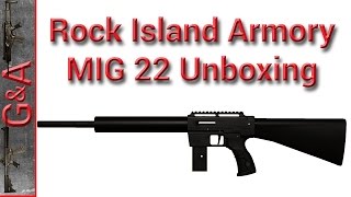 Rock Island Armory MIG 22 22lr Unboxing [upl. by Weigle]