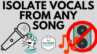 How to Isolate Vocals from Any Song  Extract Vocals from Music Files for Free [upl. by Curr137]