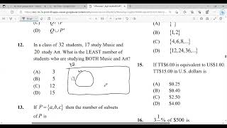 CXC MATHS PAPER 1 2023 [upl. by Karlotte]