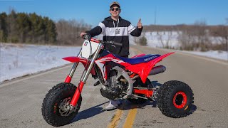 The New CRF 450 Three Wheeler Worth 14000 [upl. by Clovah189]