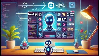 Deploying a NextJS App with Jest  React Testing Library to Vercel using GitHub Actions [upl. by Maia]