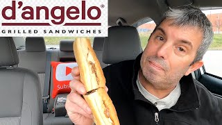 dangelos steak and cheese sandwich food review [upl. by Morez]