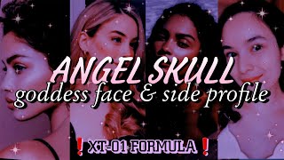 ☣️XT01✨GODDESS FACE amp ANGEL SKULL subliminal  perfect side profile collab w rainyvibessubliminals [upl. by Aivatal623]