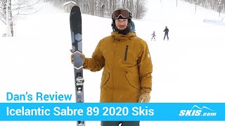 Dans ReviewIcelantic Sabre 89 Skis 2020Skiscom [upl. by Edrahc]