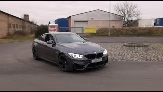 BMW M4 stock exhaust sound  fly bys  onboard sound [upl. by Avrit672]