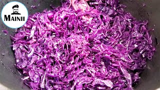 Rotkohl selber machen  Rotkraut Rezept Beilage zum Braten Ente Gans Wild  Mainii [upl. by Baggs]