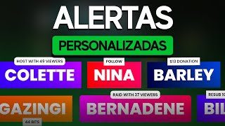 Colocar ALERTAS PERSONALIZADAS na SUA STREAM da TWITCH I Melhorar QUALIDADE da Live  StreamElements [upl. by Lrad934]