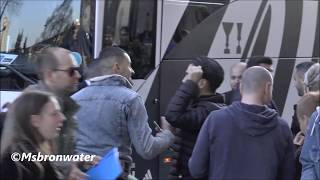 juventus chaotic arrival  the hotel Amsterdam The Netherlands [upl. by Rifkin]