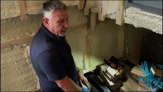 Ep 5 Its all about the narrowboats floor  battens and ballast for our canal boat diy self build [upl. by Kepner]