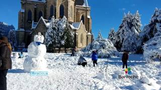 Bariloche  Invierno 2017  Plaza de la Catedral [upl. by Dunlavy]