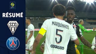 ANGERS SCO  PARIS SAINTGERMAIN 0  3  Résumé  SCO  PSG  20212022 [upl. by Yorle]