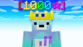 I Hit 1000 Stars on Minecraft Bedwars [upl. by Ennaj]